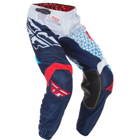 Pantalon infantil FLY RACING Kinetic Trifecta Mesh - rouge/blanc/Azul