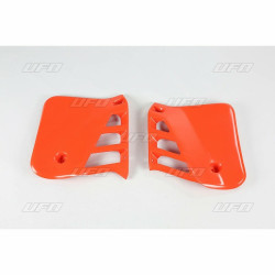 Ouïes de radiateur UFO orange Honda CR250R