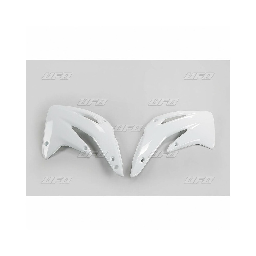 Ouïes de radiateur UFO blanc Honda CR85R/85RB