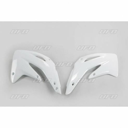 Ouïes de radiateur UFO blanc Honda CR85R/85RB