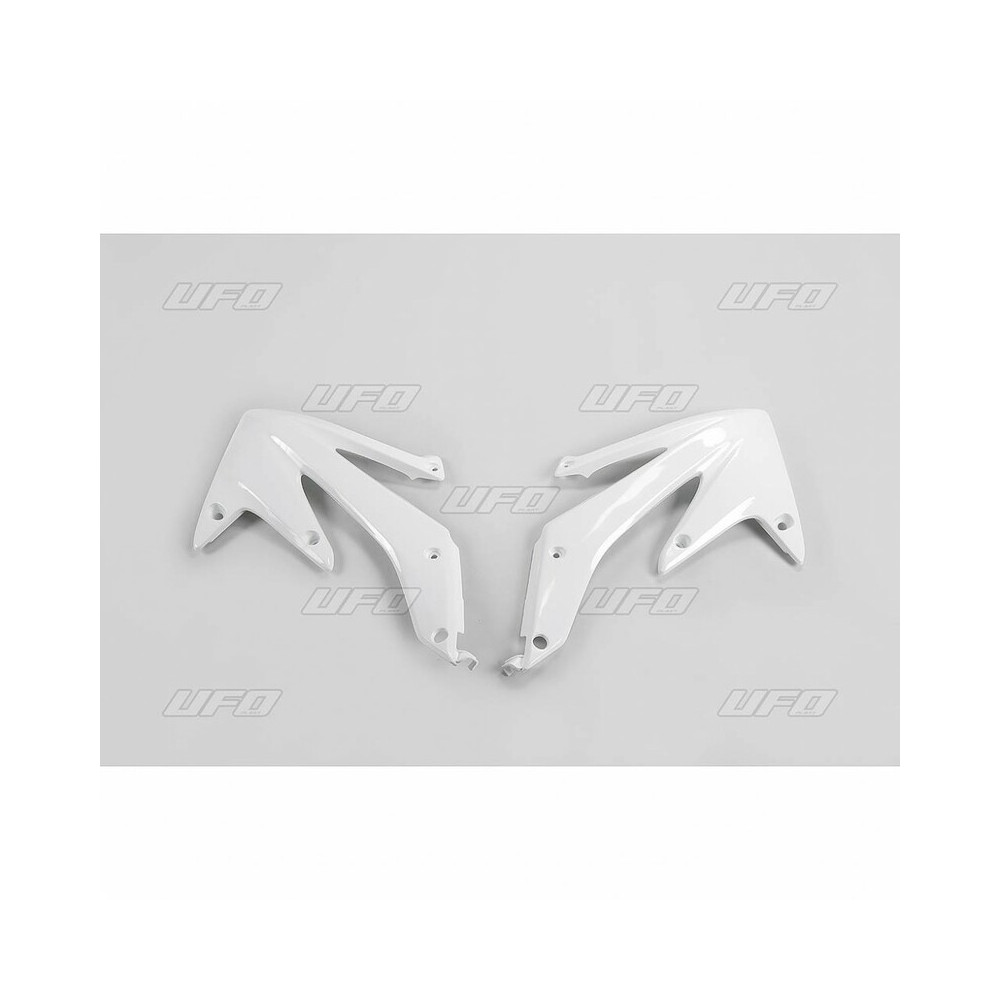 Ouïes de radiateur UFO blanc Honda CRF450R