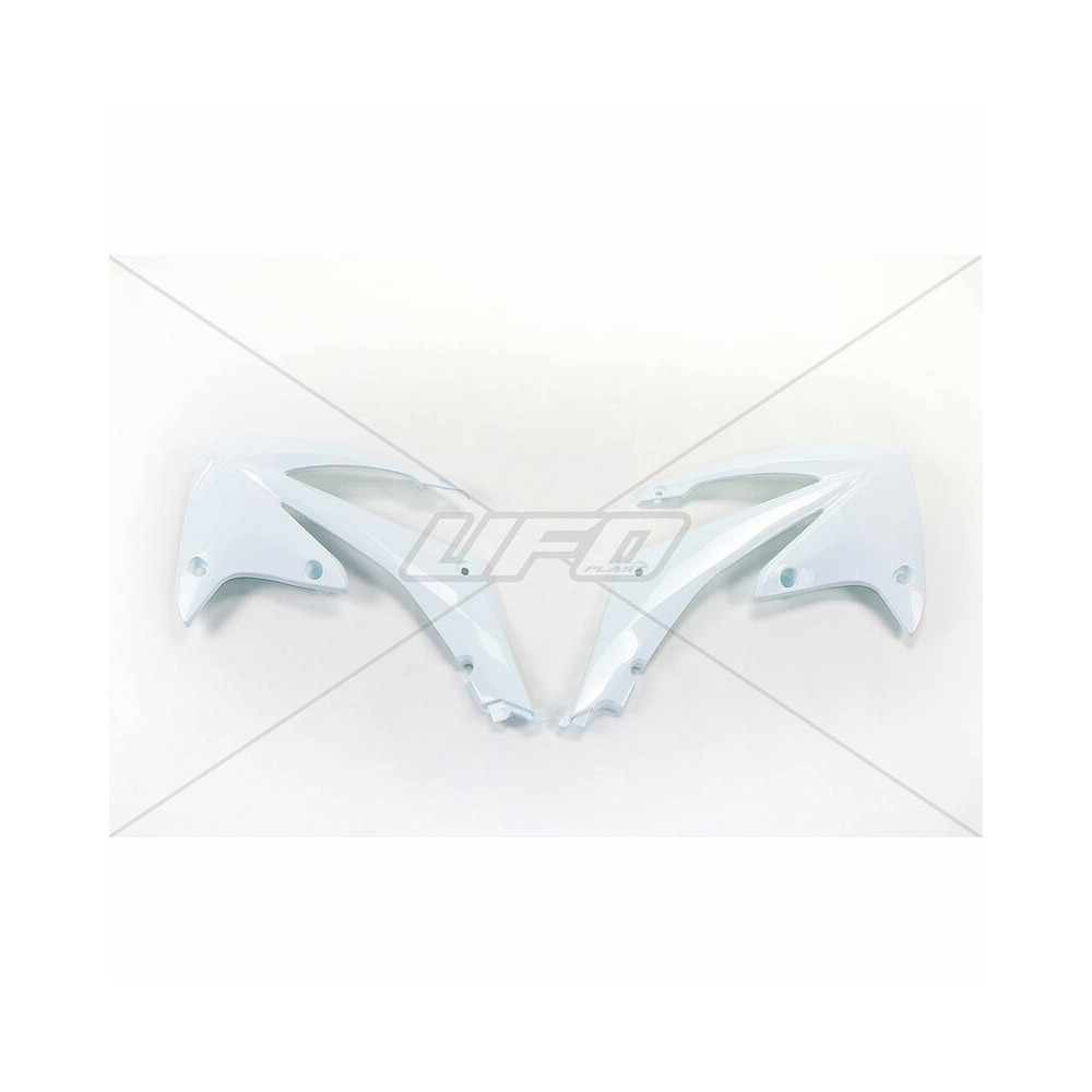 Ouïes de radiateur UFO blanc Honda CRF250R/450R