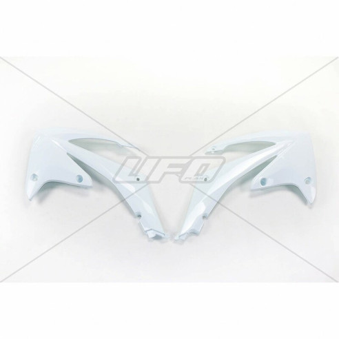 Ouïes de radiateur UFO blanc Honda CRF250R/450R