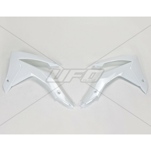 Ouïes de radiateur UFO blanc Honda CRF250R/450R