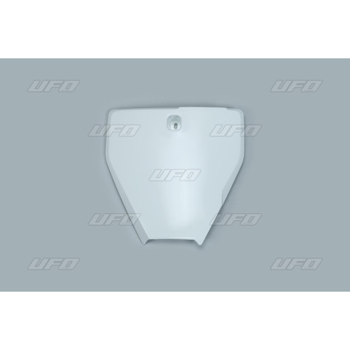 Plaque numéro frontale UFO blanc Husqvarna TC85