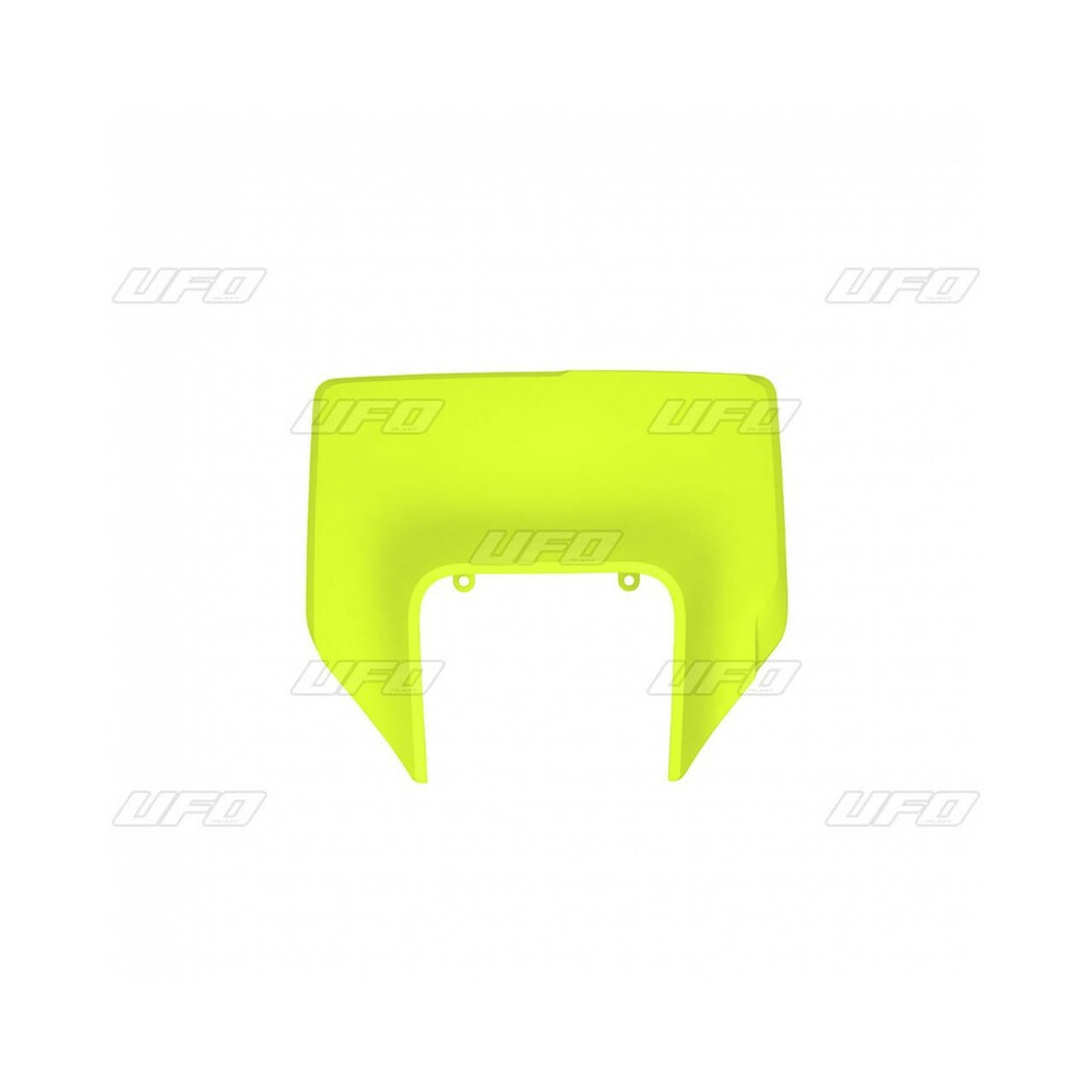 Plaque numéro frontale UFO jaune fluo Husqvarna FE/TE