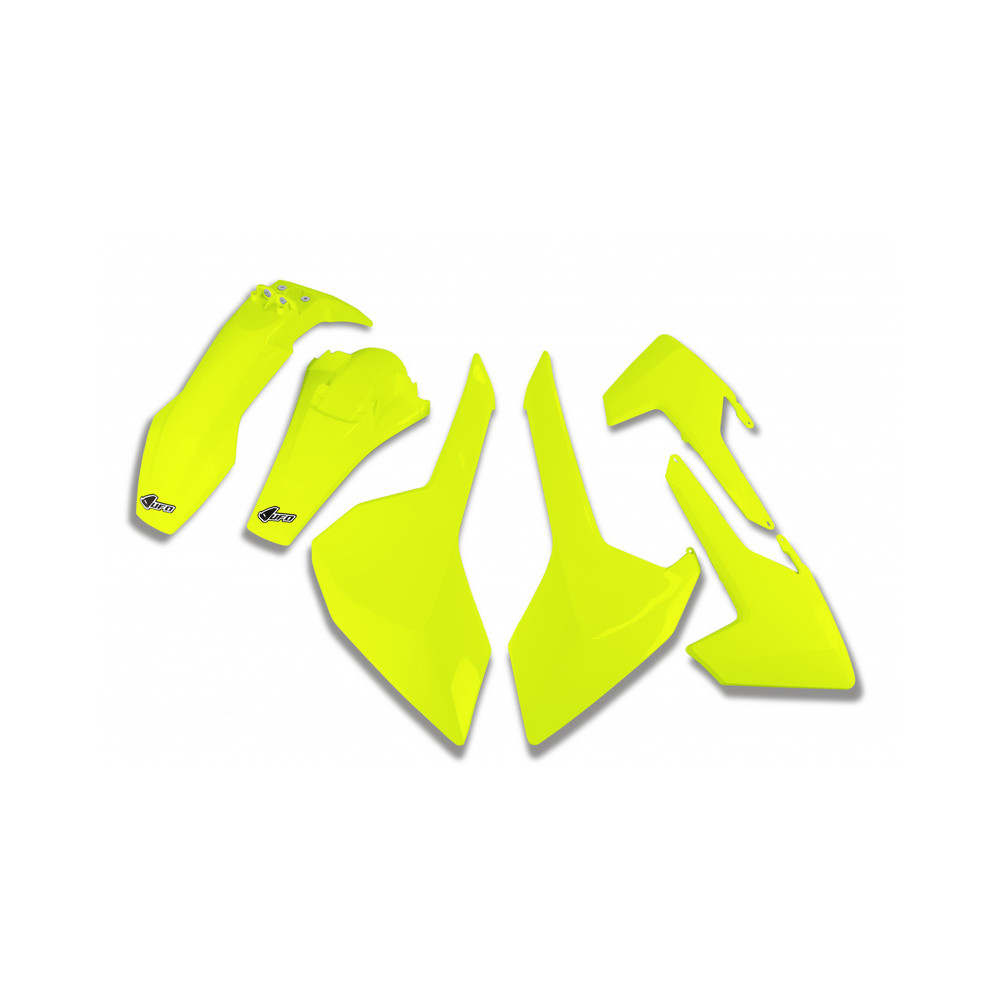 Kit Plastiques UFO jaune fluo Husqvarna