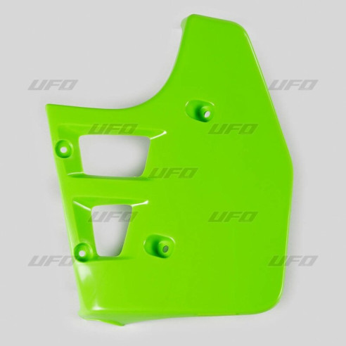 Ouïes de radiateur UFO vert Kawasaki KX125