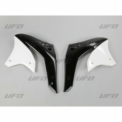 Ouïes de radiateur UFO blanc Kawasaki KX450F