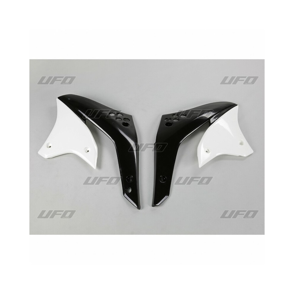 Ouïes de radiateur UFO blanc Kawasaki KX450F