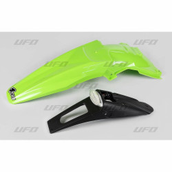 Garde-boue arrière + feu UFO vert KX Kawasaki KLX450R