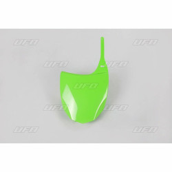 Plaque numéro frontale UFO vert Kawasaki KX450F