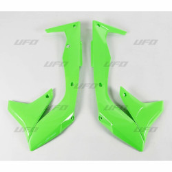 Ouïes de radiateur UFO vert fluo Kawasaki KX450F