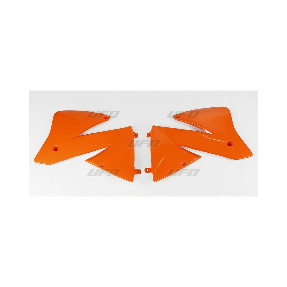 Ouïes de radiateur UFO orange KTM EXC