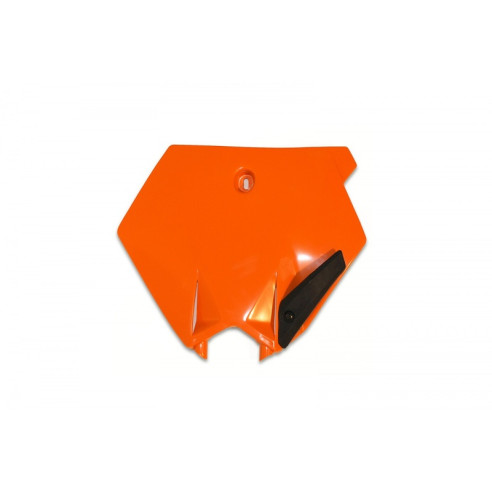 Plaque numéro frontale UFO orange KTM SX85