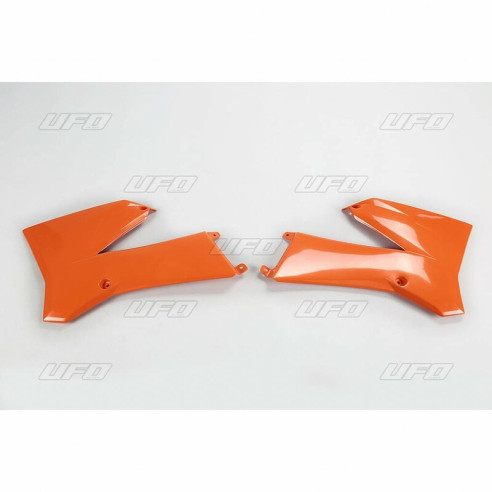 Ouïes de radiateur UFO orange KTM SX85