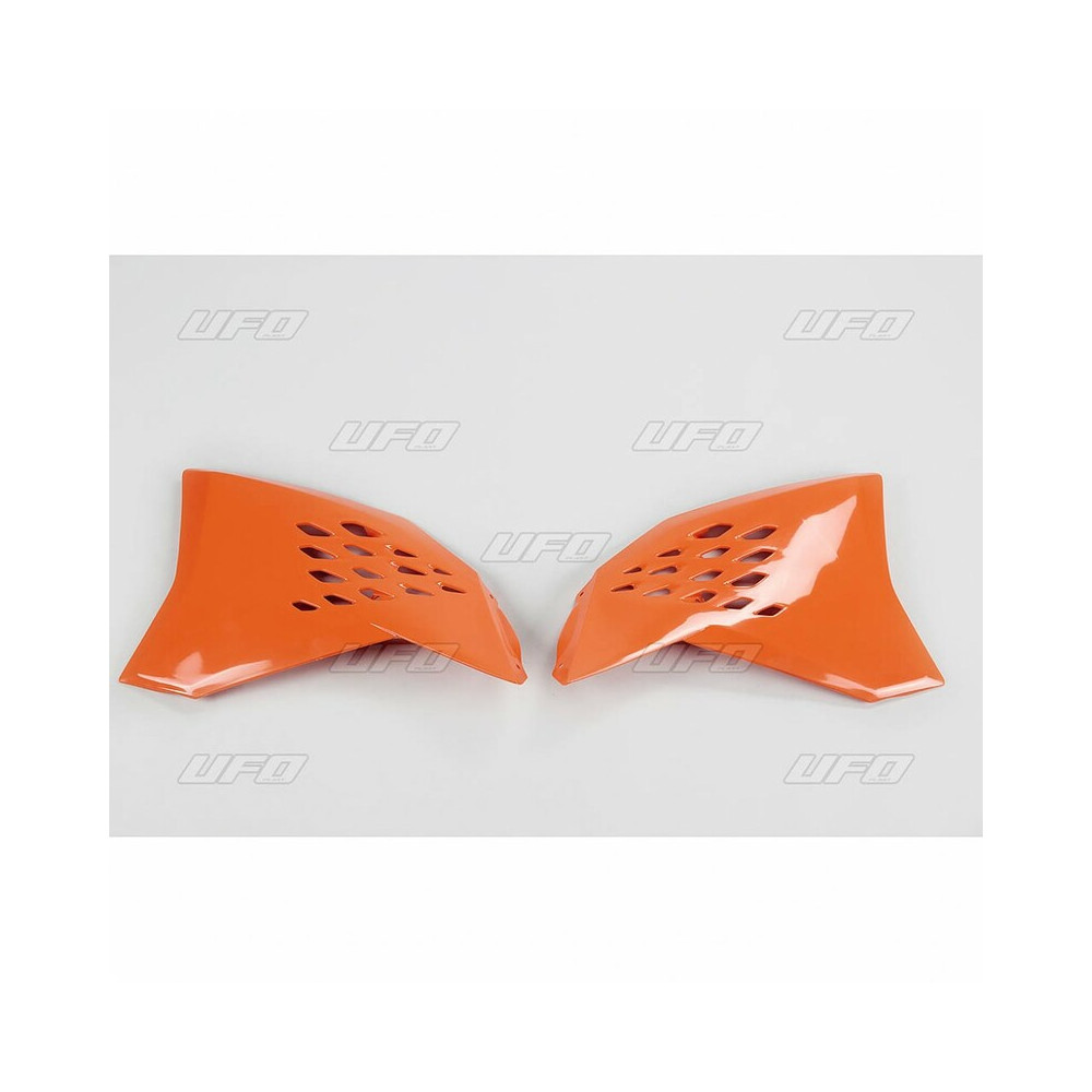 Ouïes de radiateur UFO orange KTM