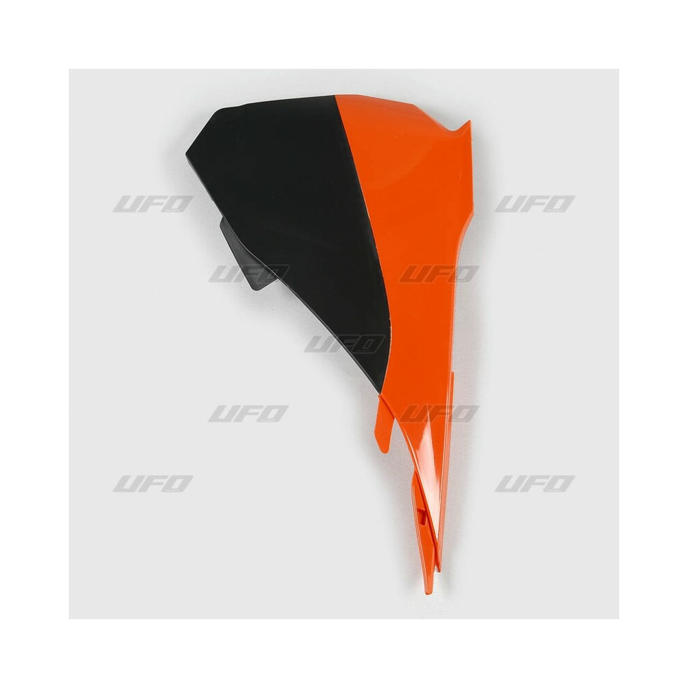 Cache boîte à air UFO orange/noir KTM SX85