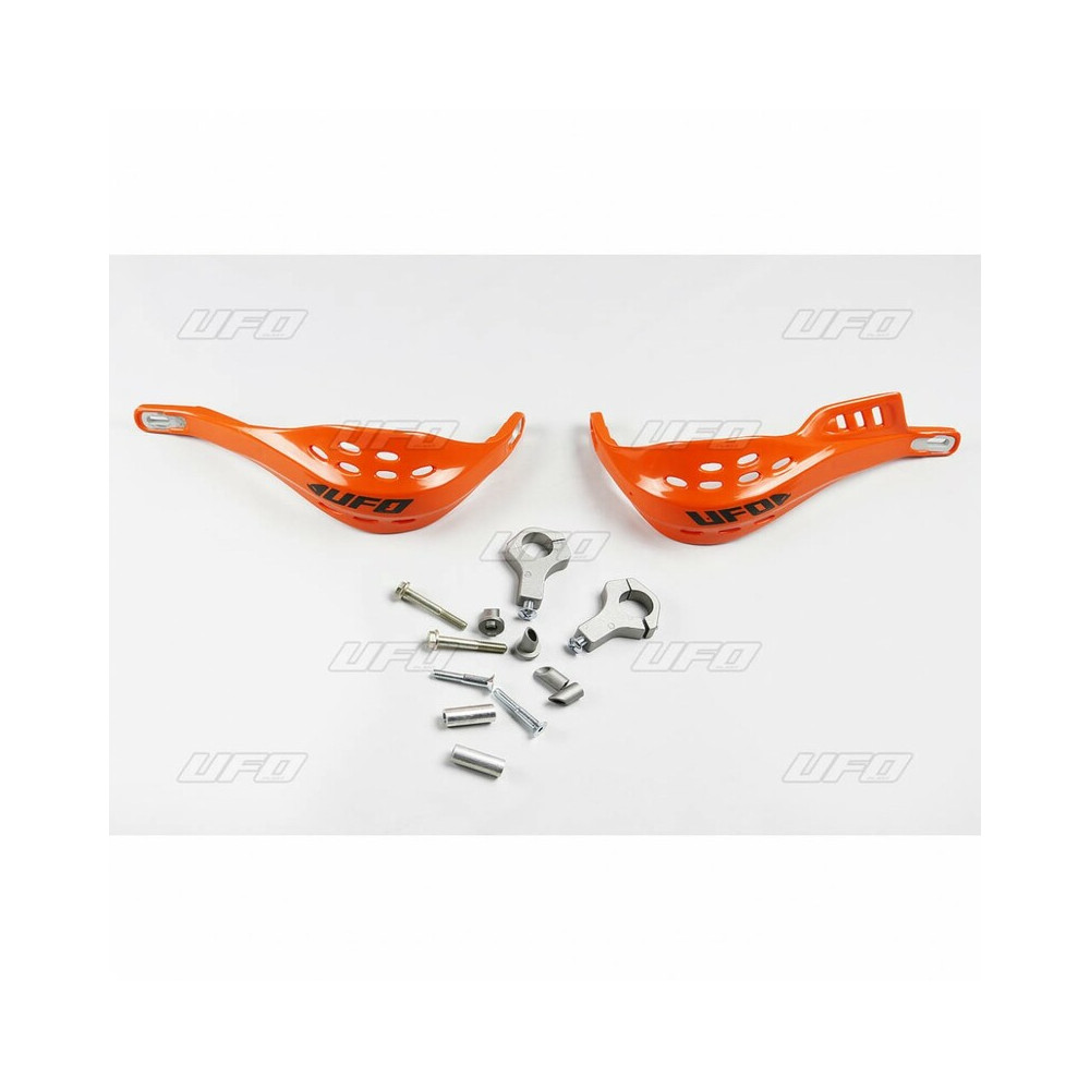 Protège-mains UFO Jumpy supermotard Ø28mm Orange KTM