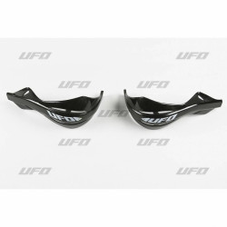 Coques de rechange de protège-mains UFO noir Ufo 1 - AVSmoto Racing Parts 