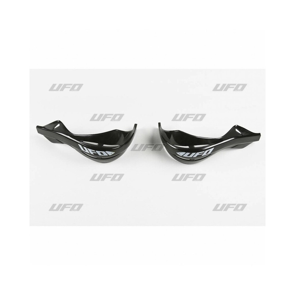 Coques de rechange de protège-mains UFO noir Ufo 1 - AVSmoto Racing Parts 