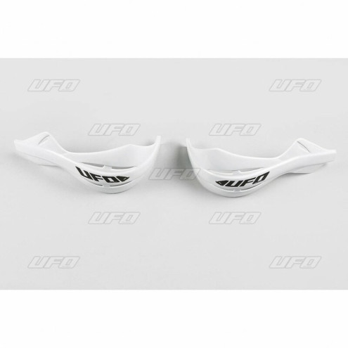 Coques de rechange de protège-mains UFO blanc Ufo 1 - AVSmoto Racing Parts 