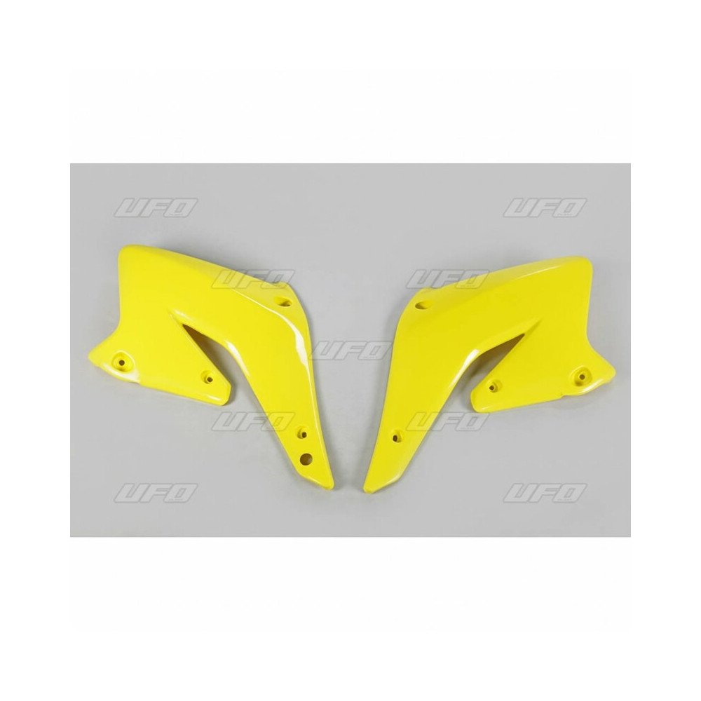 Ouïes de radiateur UFO jaune Suzuki RM-Z250