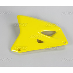 Ouïes de radiateur UFO jaune Suzuki RM85