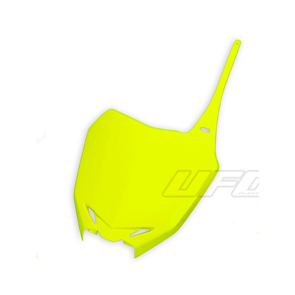 Plaque numéro frontale UFO jaune fluo Suzuki RM-Z250