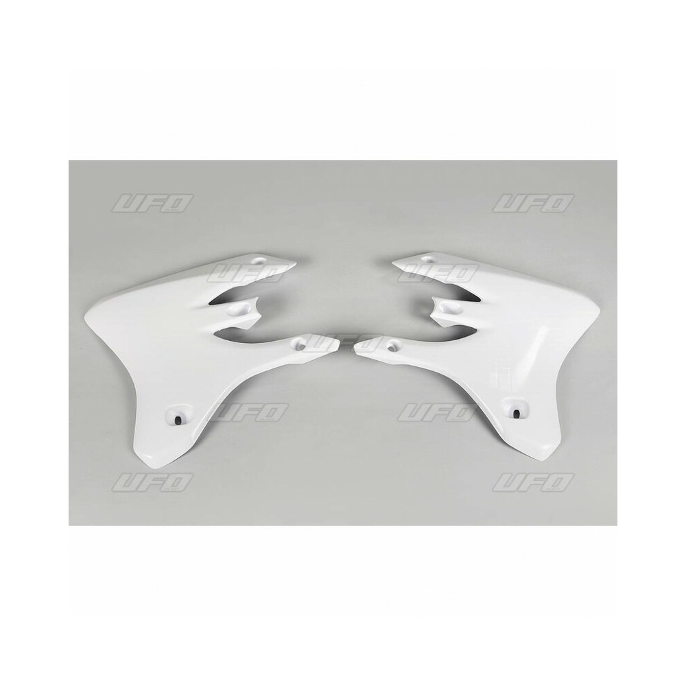 Ouïes de radiateur UFO blanc Yamaha WR250F/450F