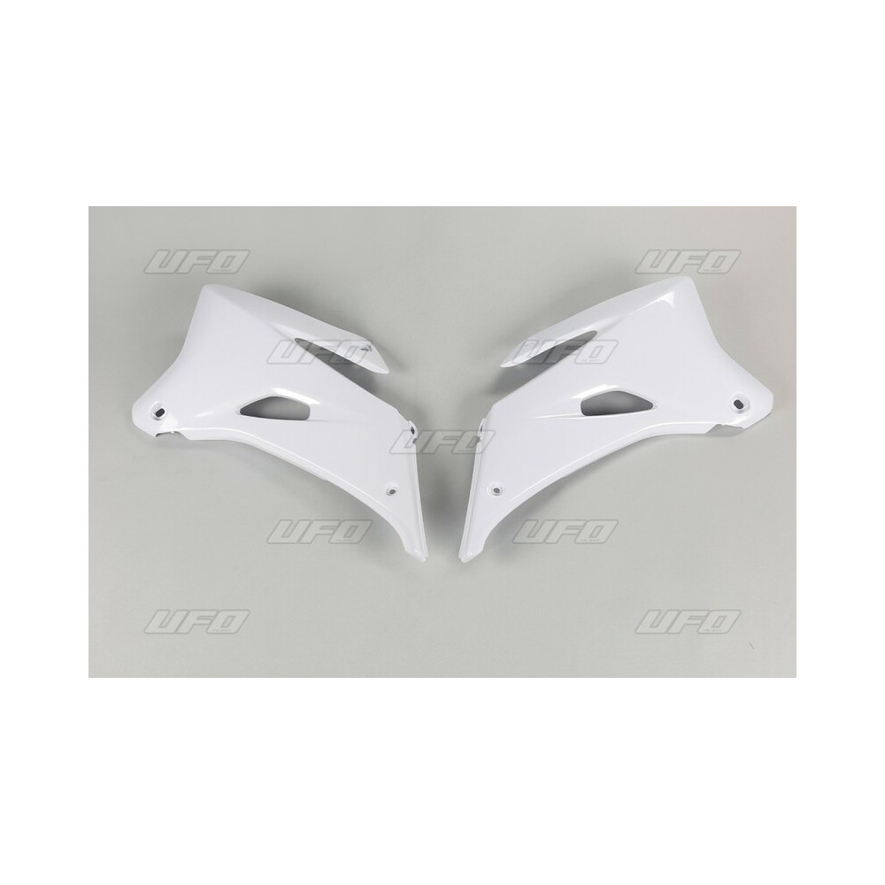 Ouïes de radiateur UFO blanc Yamaha YZ250F/450F