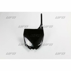 Plaque numéro frontale UFO noir Yamaha