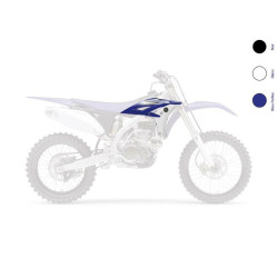 Ouïes de radiateur UFO blanc Yamaha WR450F