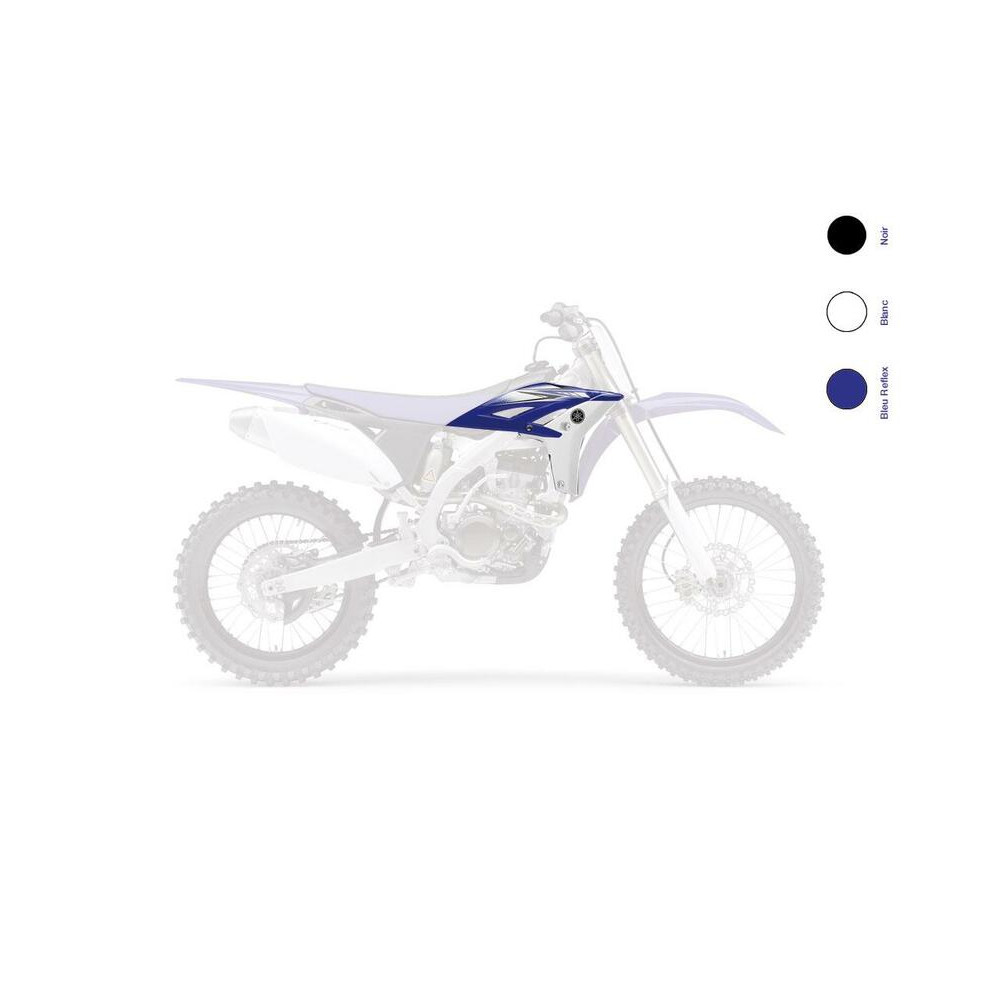 Ouïes de radiateur UFO blanc Yamaha WR450F