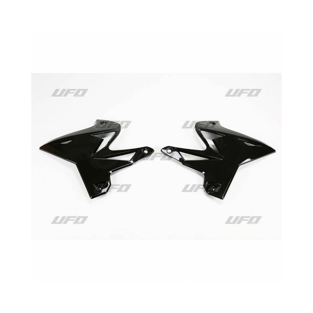 Ouïes de radiateur UFO noir Yamaha YZ125/250