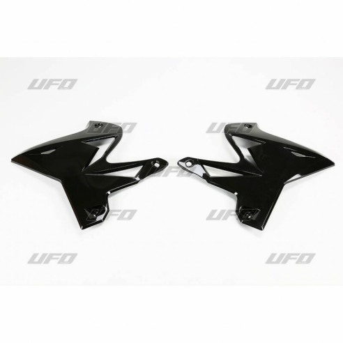 Ouïes de radiateur UFO noir Yamaha YZ125/250