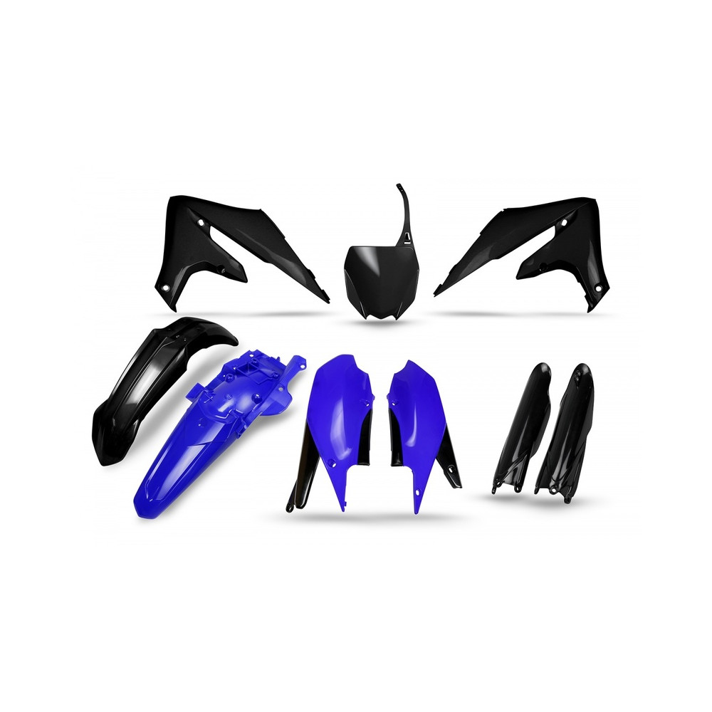 Kit plastiques UFO noir/bleu - Yamaha YZF