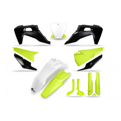 Kit plastiques UFO jaune fluo/gris - Husqvarna