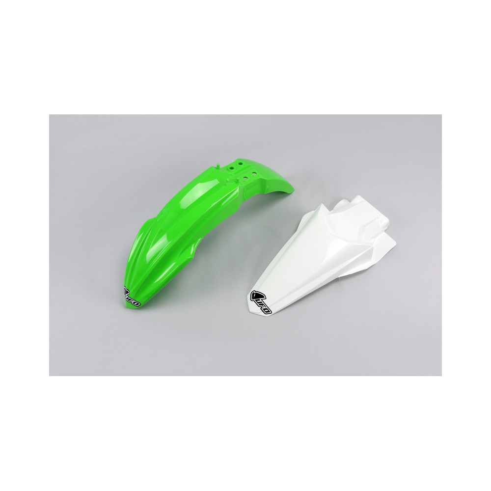 Kit garde-boue avant & arrière UFO Couleur OEM Kawasaki KX85