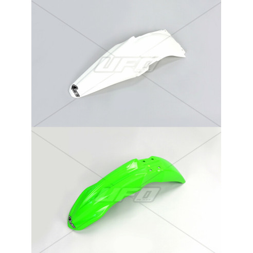 Garde boue avant + arrière UFO couleur origine Kawasaki KX250F