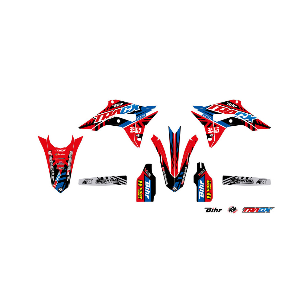 Kit plastique & déco UFO couleur origine Honda CRF250R