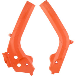 Protection de cadre POLISPORT orange KTM/Husqvarna Polisport 1 - AVSmoto Racing Parts 