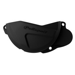 Protection de carter d'embrayage POLISPORT noir Honda CRF250R Polisport 1 - AVSmoto Racing Parts 