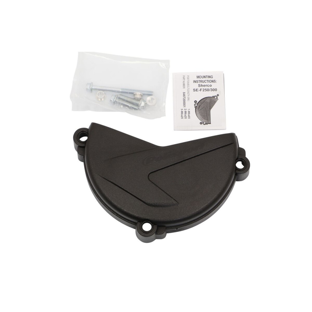 Protection de carter d'embrayage POLISPORT noir Sherco SE-F 250