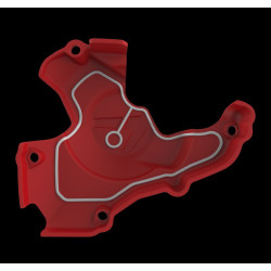 Protection de carter d'allumage POLISPORT rouge Honda CRF450R Polisport 2 - AVSmoto Racing Parts 