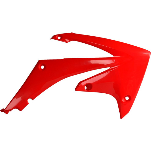 Ouïes de radiateur POLISPORT rouge Honda CRF250R/CRF450R