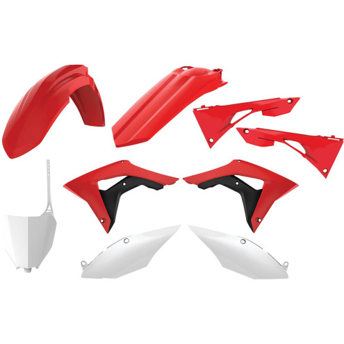 Kit plastique POLISPORT couleur origine (2017) rouge/noir/blanc Honda CRF450R/RX