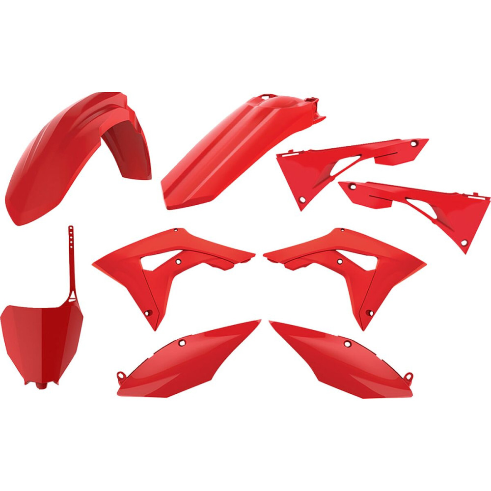 Kit plastiques POLISPORT rouge Honda CRF250R/450R