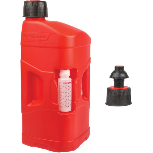 Bidon POLISPORT ProOctane 20L remplissage rapide rouge + melangeur 250ml Polisport 1 - AVSmoto Racing Parts 