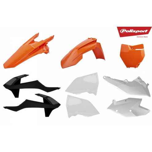 Kit plastique POLISPORT Enduro couleur origine (2018) KTM EXC/EXC-F